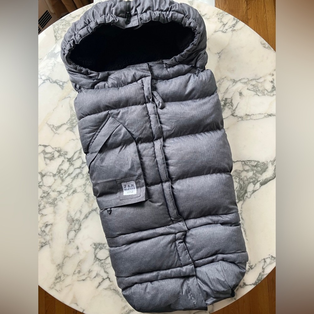 7AM ENFANT BLANKET 212 EVOLUTION - HEATHERS GREY